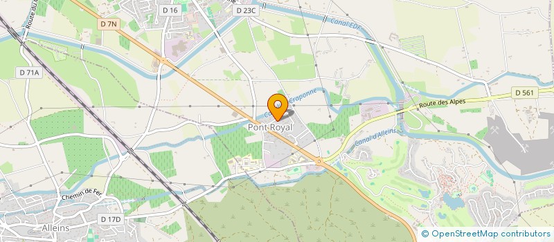 localisation de l'entreprise RESIDENCE DES OLIVIERS  MALLEMORT