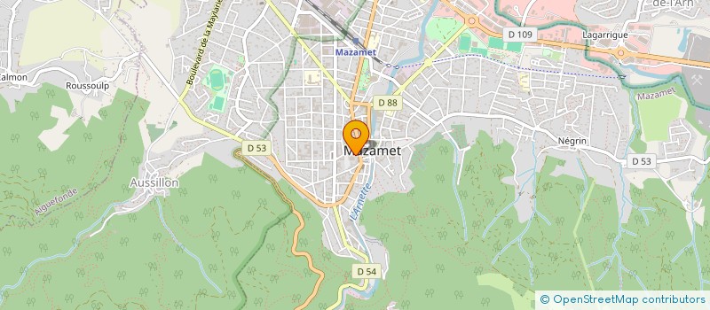 localisation de l'entreprise RESIDENCE DES PROMENADES GTI  MAZAMET