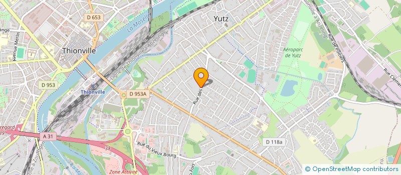 localisation de l'entreprise RESIDENCE DES ROMAINS YUTZ  YUTZ