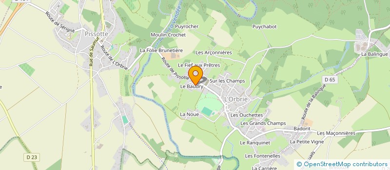 localisation de l'entreprise RESIDENCE DES TROIS CANONS  FONTENAY-LE-COMTE