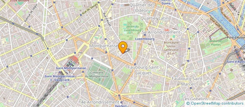localisation de l'entreprise RESIDENCE DES VINGT ARPENTS I à PARIS