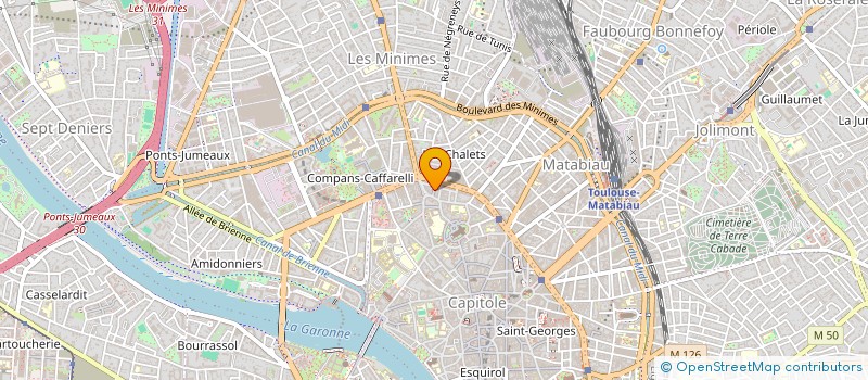 localisation de l'entreprise RESIDENCE DES VIOLETTES à TOULOUSE