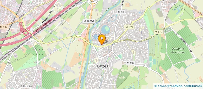 localisation de l'entreprise RESIDENCE DIDEROT  LATTES