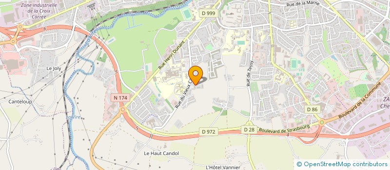 localisation de l'entreprise RESIDENCE DOMAINE DE LA LICORNE  SAINT-LO