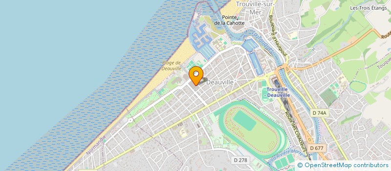 localisation de l'entreprise RESIDENCE DOSIA  DEAUVILLE