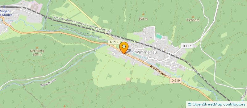 localisation de l'entreprise RESIDENCE DU CENTRE  WINGEN-SUR-MODER