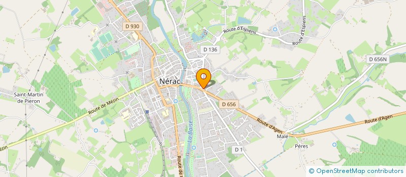 localisation de l'entreprise RESIDENCE DU CHATEAU  NERAC