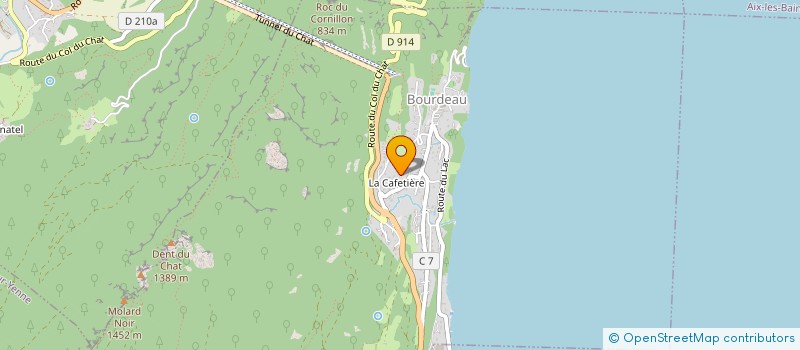 localisation de l'entreprise RESIDENCE DU CHEVAL BLANC  BOURDEAU