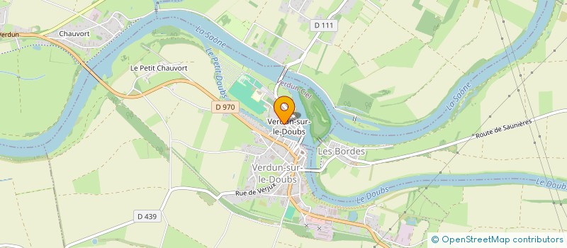 localisation de l'entreprise RESIDENCE DU DOUBS à VERDUN-SUR-LE-DOUBS