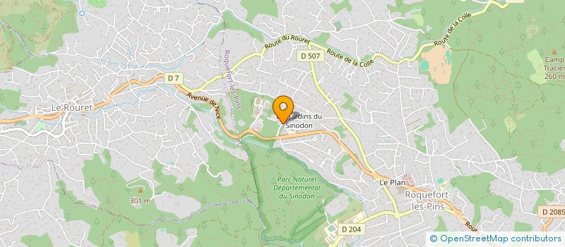 localisation de l'entreprise RESIDENCE DU GOLF à ROQUEFORT-LES-PINS