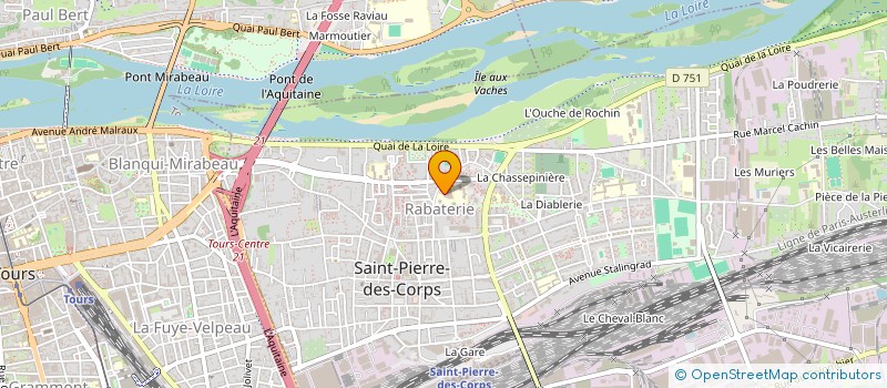 localisation de l'entreprise RESIDENCE DU GRAND MAIL  SAINT-PIERRE-DES-CORPS