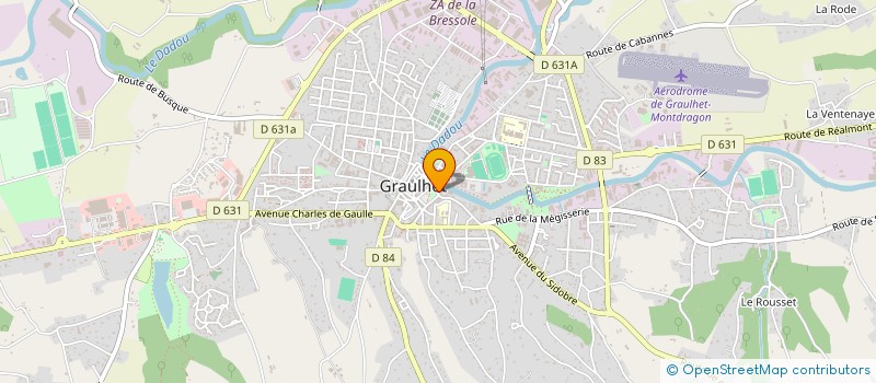 localisation de l'entreprise RESIDENCE DU JOURDAN  GRAULHET