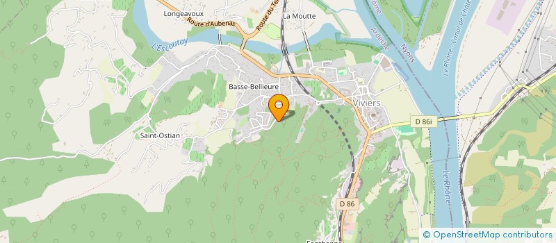 localisation de l'entreprise RESIDENCE DU LAVEZON à ROCHEMAURE