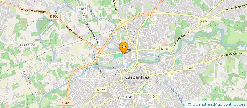 localisation de l'entreprise RESIDENCE DU MAS  CARPENTRAS