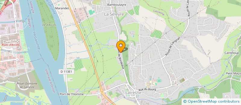 localisation de l'entreprise RESIDENCE DU MEDOC  LATRESNE