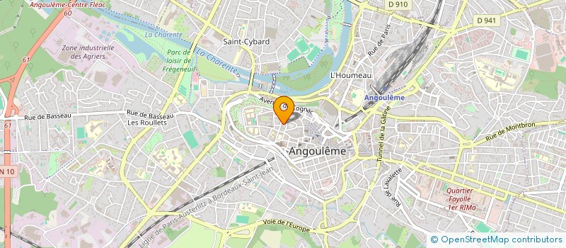localisation de l'entreprise RESIDENCE DU MINAGE à ANGOULEME