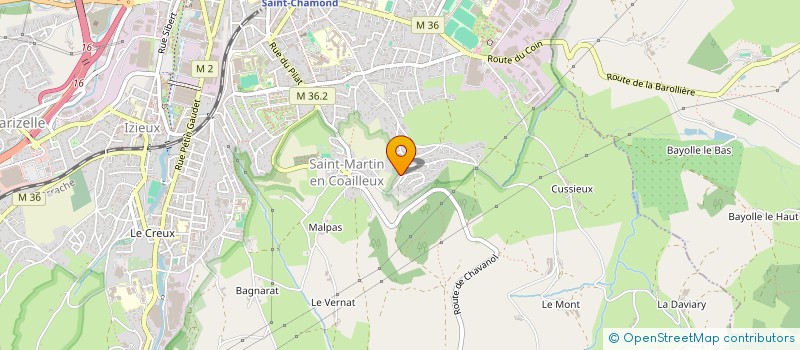 localisation de l'entreprise RESIDENCE DU PARC  SAINT-CHAMOND