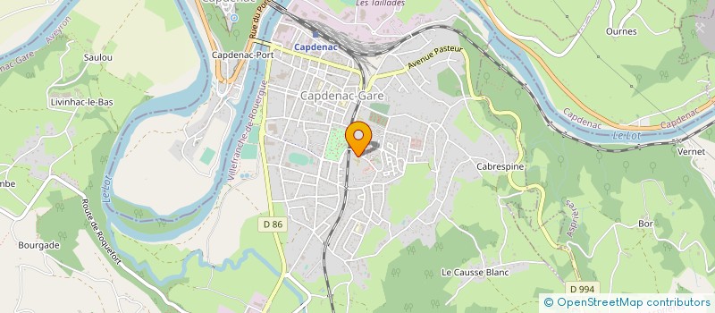 localisation de l'entreprise RESIDENCE DU PAYS CAPDENACOIS à CAPDENAC-GARE