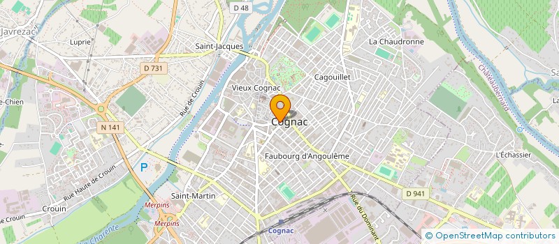 localisation de l'entreprise RESIDENCE DU PLESSIS à COGNAC