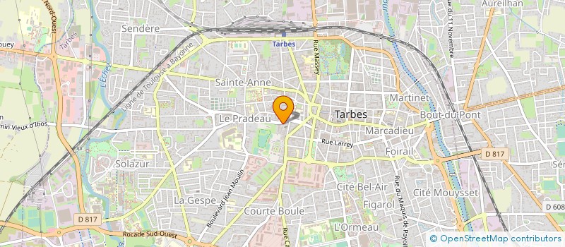 localisation de l'entreprise RESIDENCE DU PRADEAU  TARBES