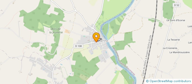 localisation de l'entreprise RESIDENCE DU PRESSOIR à LES HAUTS-D'ANJOU