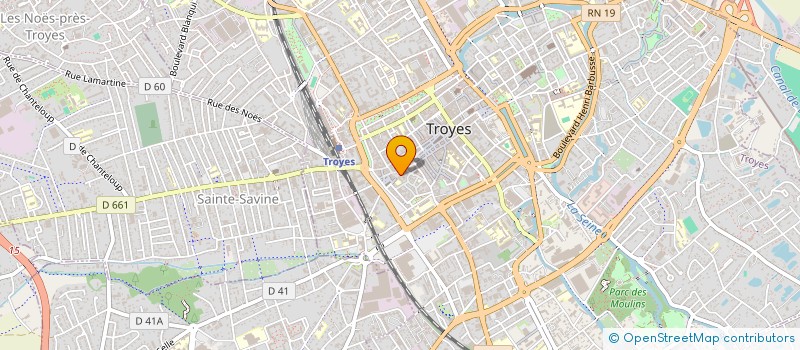 localisation de l'entreprise RESIDENCE DU TERTRE à TROYES