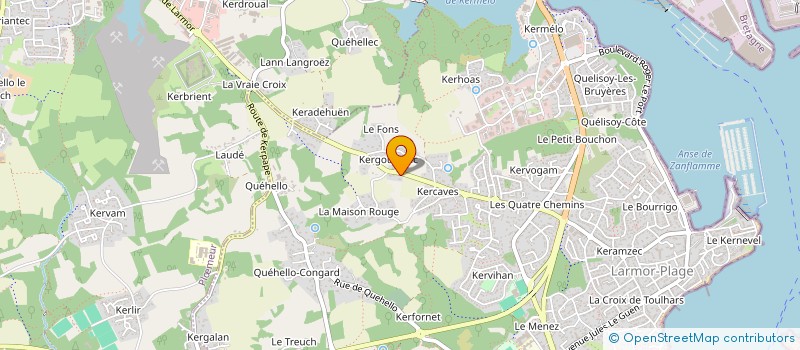 localisation de l'entreprise RESIDENCE DU TOULDOU AR à LARMOR-PLAGE