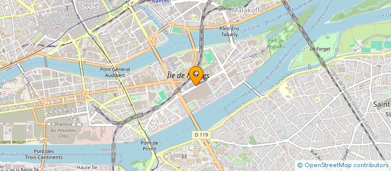 localisation de l'entreprise RESIDENCE DU TRAICT à NANTES