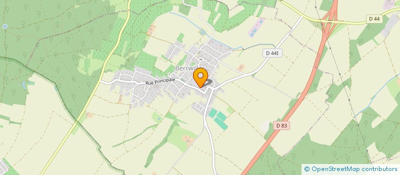 localisation de l'entreprise RESIDENCE DU VERGER  BERRWILLER