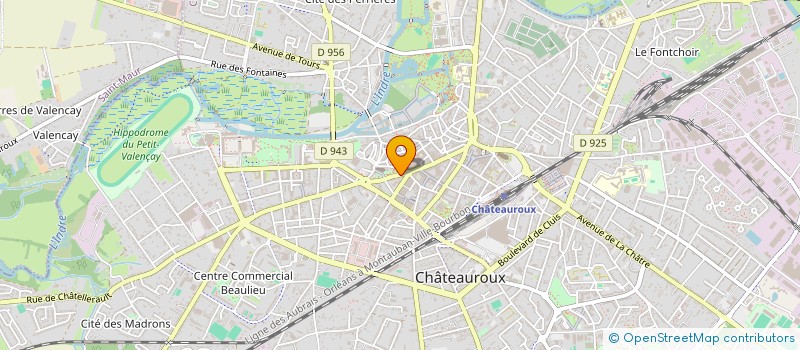localisation de l'entreprise RESIDENCE ELSA à CHATEAUROUX
