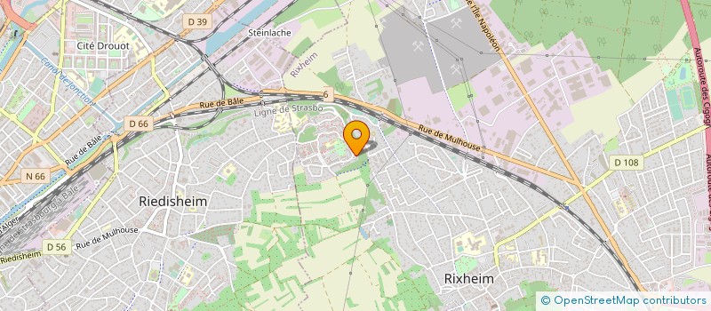 localisation de l'entreprise RESIDENCE ENTREMONT 1-2-3-4 LP  RIXHEIM