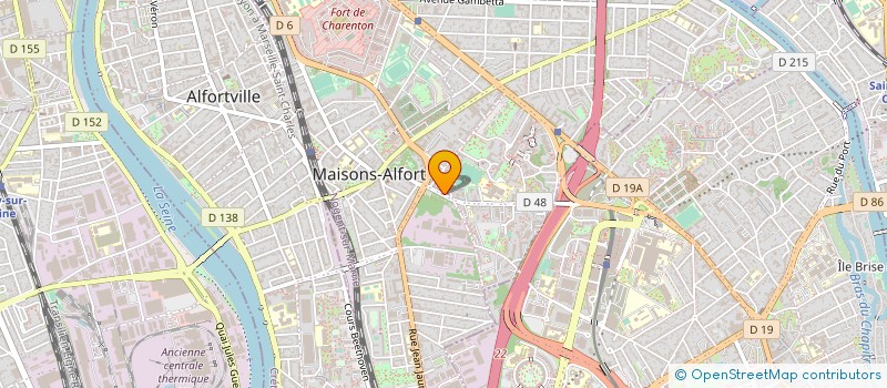 localisation de l'entreprise RESIDENCE ESTEREL  MAISONS-ALFORT