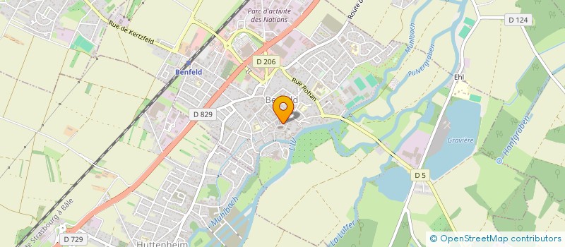 localisation de l'entreprise RESIDENCE ET CLOS DE L ILLMATT à BENFELD