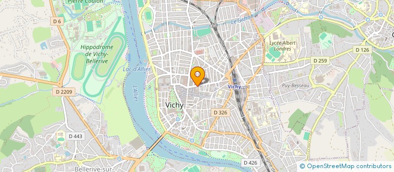 localisation de l'entreprise RESIDENCE ET DEMEURE D'AUVERGNE à VICHY