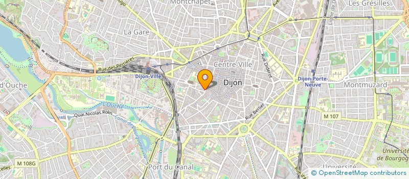 localisation de l'entreprise RESIDENCE ETOILE à DIJON
