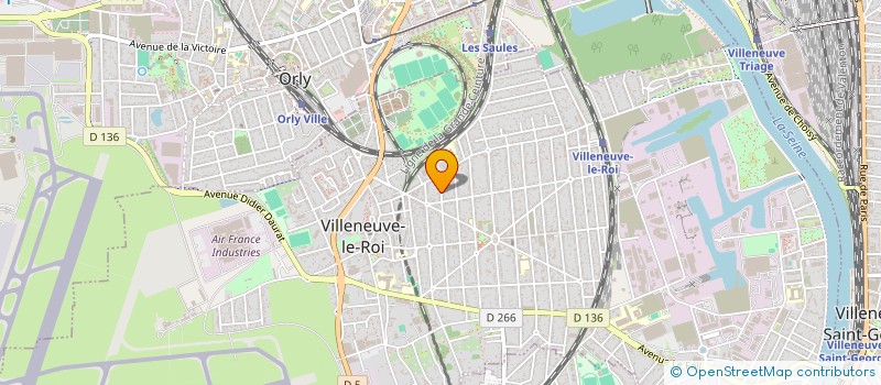 localisation de l'entreprise RESIDENCE EUGENE NICOT  VILLENEUVE-LE-ROI