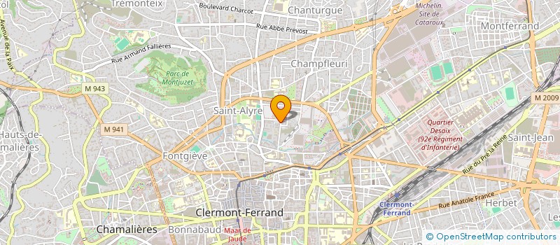 localisation de l'entreprise RESIDENCE EUGENIE  CLERMONT-FERRAND