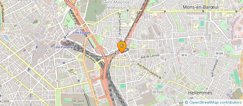 localisation de l'entreprise RESIDENCE EUROPE à LILLE