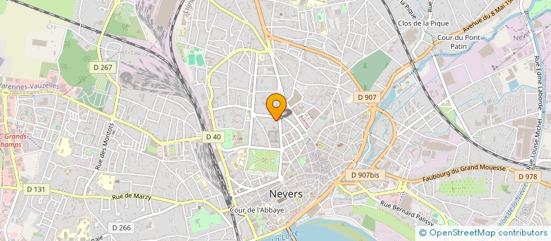 localisation de l'entreprise RESIDENCE FELIX FAURE à NEVERS