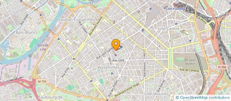 localisation de l'entreprise RESIDENCE FLANDRE PARKING à LILLE
