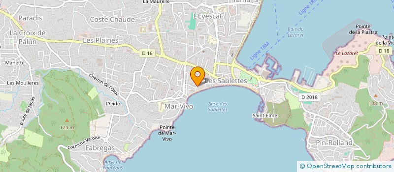 localisation de l'entreprise RESIDENCE FLECHE D'OR 2 à LA SEYNE-SUR-MER