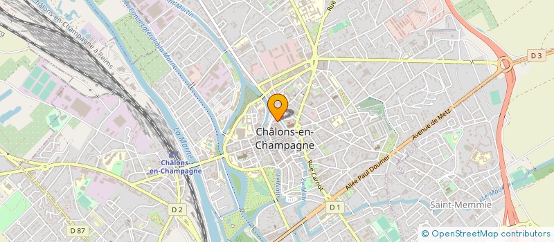 localisation de l'entreprise RESIDENCE FLEUBERT  CHALONS-EN-CHAMPAGNE