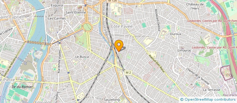 localisation de l'entreprise RESIDENCE FLORE à TOULOUSE