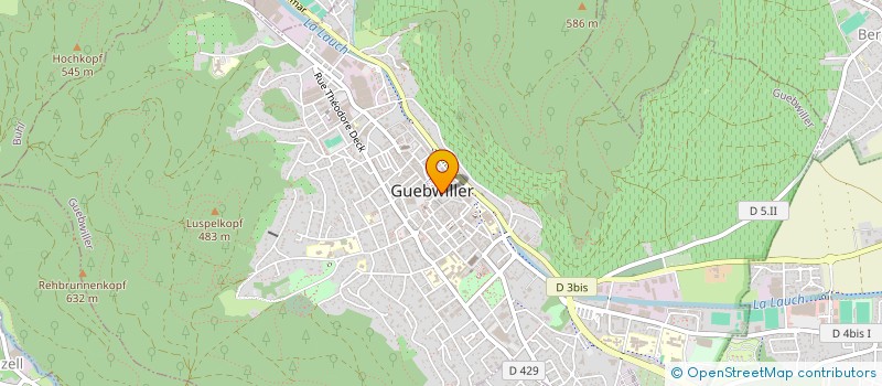 localisation de l'entreprise RESIDENCE FLORIVAL  GUEBWILLER