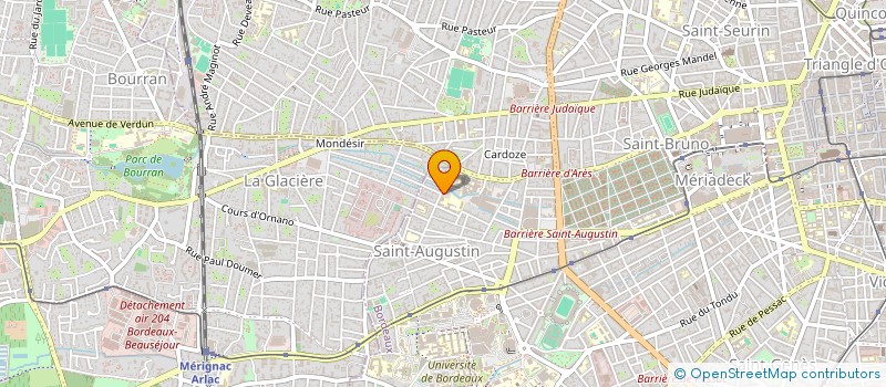 localisation de l'entreprise RESIDENCE FONTAINE ST AUGUSTIN  BORDEAUX