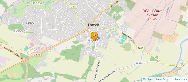 localisation de l'entreprise RESIDENCE FONTAINES OCCITANES  FONSORBES