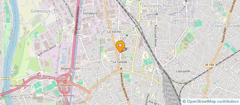 localisation de l'entreprise RESIDENCE FRONTON à TOULOUSE