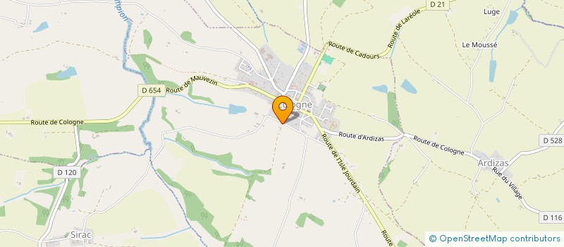 localisation de l'entreprise RESIDENCE FURLAN  COLOGNE