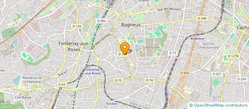 localisation de l'entreprise RESIDENCE GALILEE à BAGNEUX