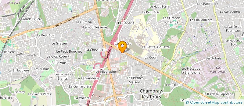 localisation de l'entreprise RESIDENCE GALLARDON  CHAMBRAY-LES-TOURS